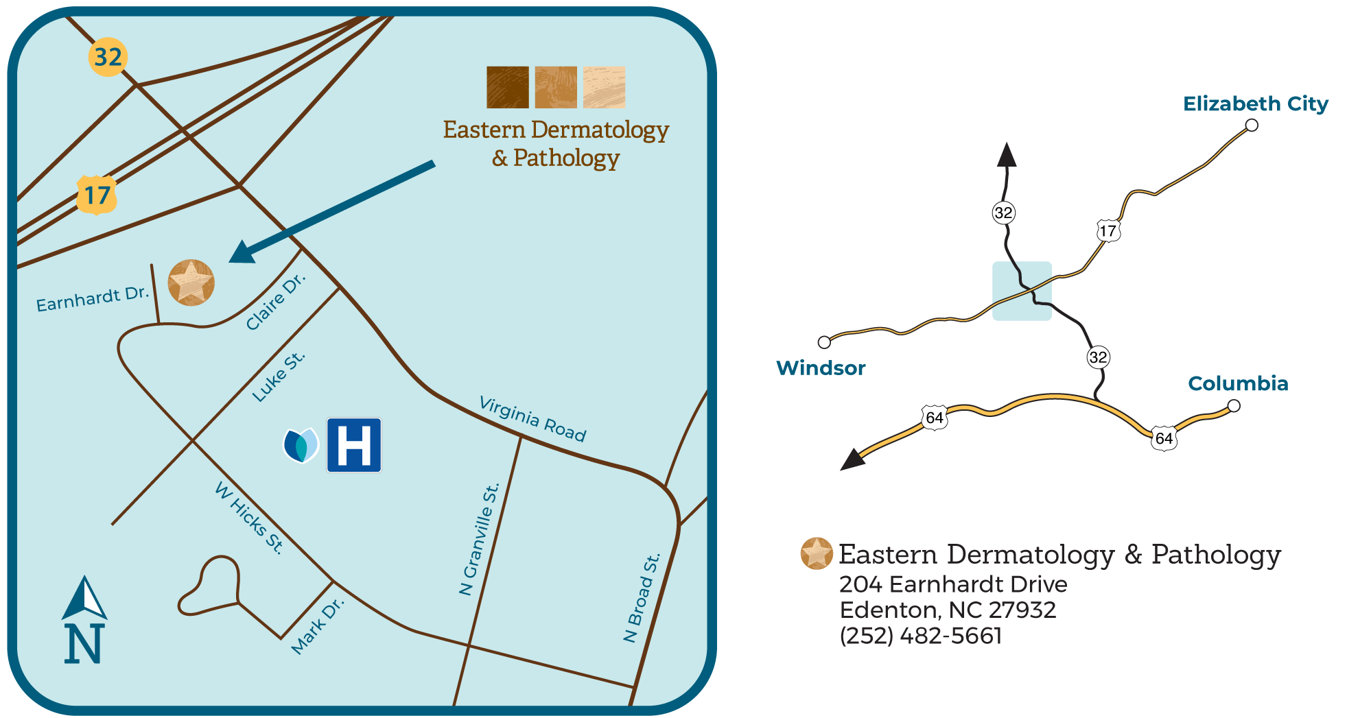 Map of Edenton Location